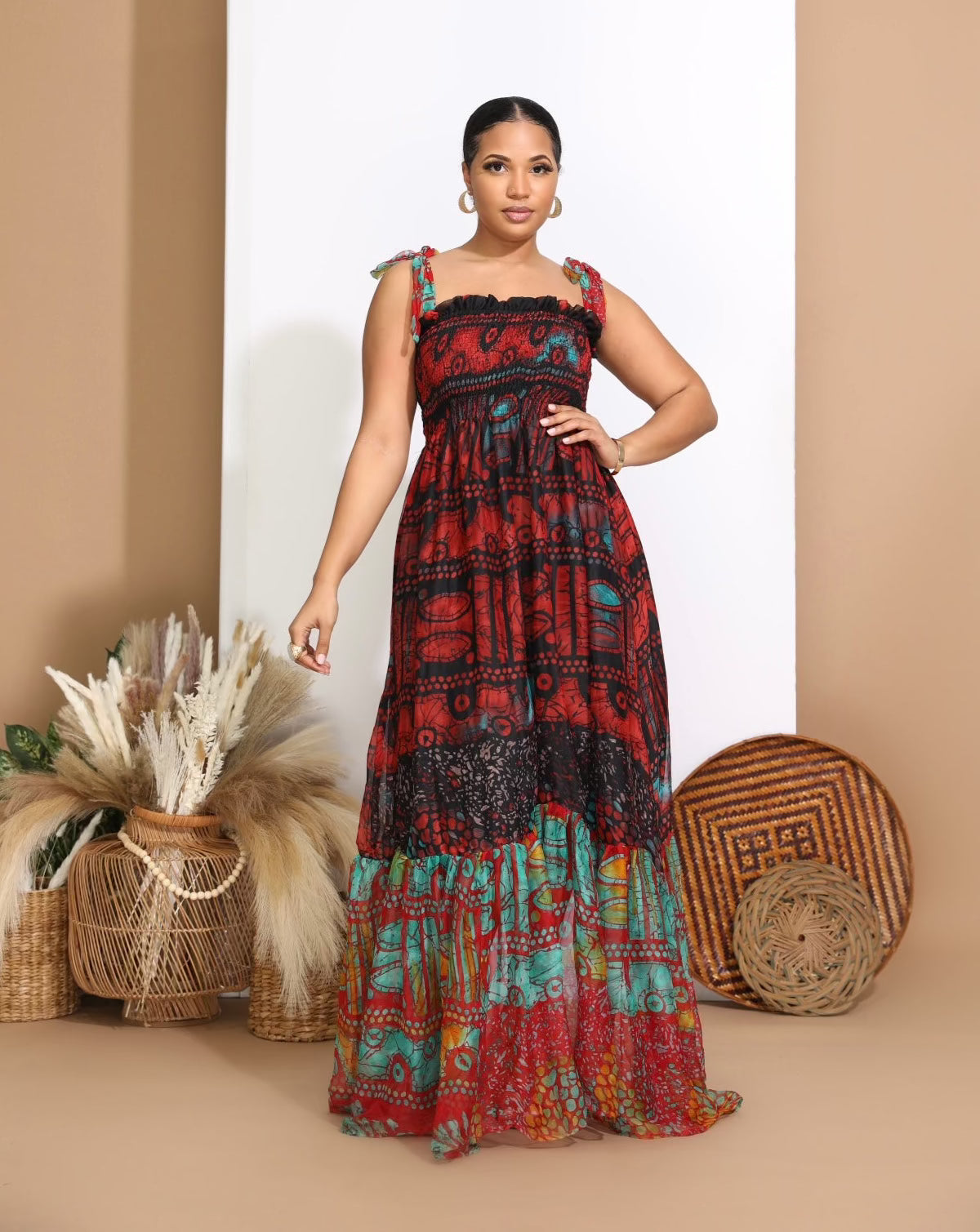 LILO DRESS - Small / Red Multicolor LILO DRESS - Small / Red Multicolor