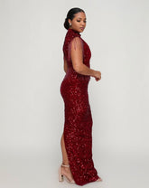 NIKKI SEQUIN DRESS